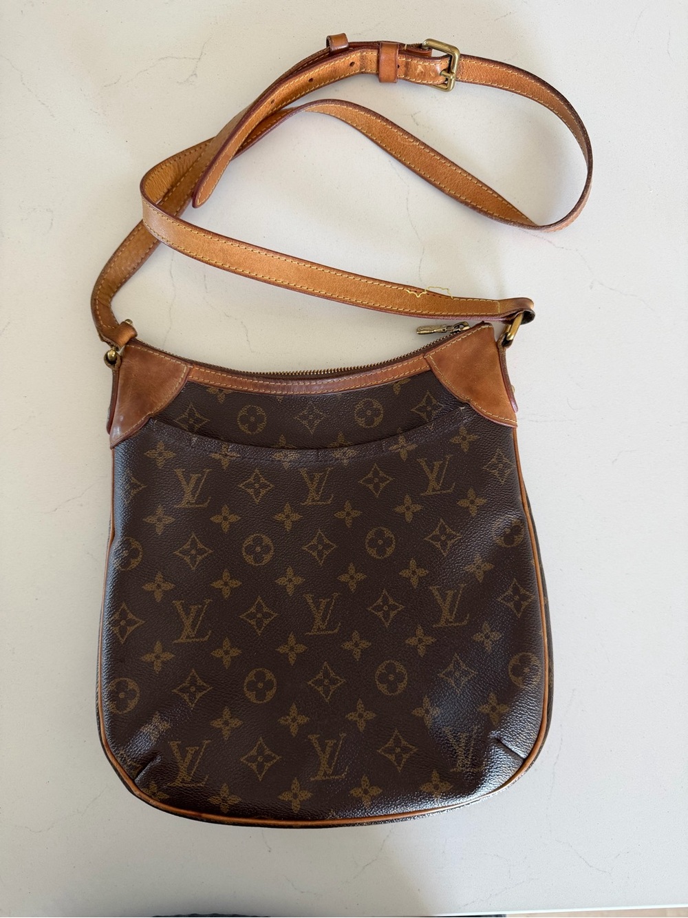 Louis Vuitton Odeon Monogram Canvas Crossbody in Brown and Tan - Picture 2 of 15